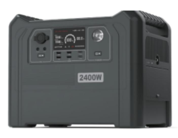 2400W solar generator, power station and folding panel